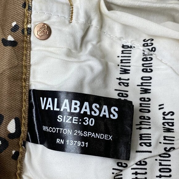 Valabasas Men's Mr. Extendo Super Stacked Flare Jeans Sandstorm Camo Size 30 | S - Picture 7 of 12